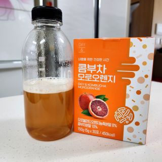 참앤들황토농원 7가지 맛! 탄산 톡톡! 스파클링! 데이앤 콤부차 7종 10포 1박스씩 ★총 7박스★ — 5점을 준 리뷰어가 2023년 1월 올린 사용 사진