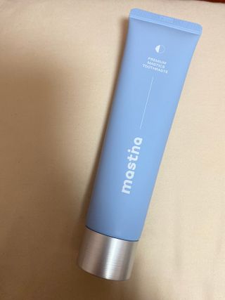 매스티나 프리미엄 매스티스 치약 — 5점을 준 리뷰어가 2021년 5월 올린 사용 사진