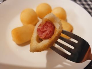 Dog&Ball 독앤볼 [Dog&Ball] 미니찹쌀볼도그 찹쌀치즈볼 — 5점을 준 리뷰어가 2021년 9월 올린 사용 사진