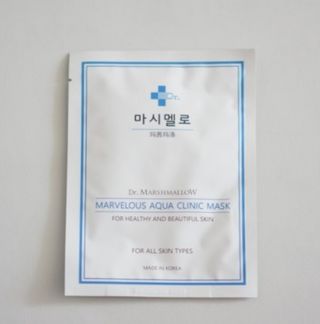 닥터마시멜로 닥터마스멜로 마블러스 아쿠아 클리닉 마스크 — 5점을 준 리뷰어가 2021년 5월 올린 사용 사진