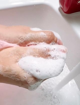 카프리나 프레쉬 산양밀크 어메이징 바디워시 500ml (오리지널향) — 5점을 준 리뷰어가 2023년 8월 올린 사용 사진