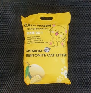 겟플렉스 켓플렉스 캣츠룸BS-1 고양이모래 4kg — 4점을 준 리뷰어가 2021년 2월 올린 사용 사진
