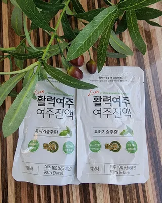 참유원 특허제조 활력 여주진액 여주즙 50포 — 5점을 준 리뷰어가 2022년 3월 올린 사용 사진