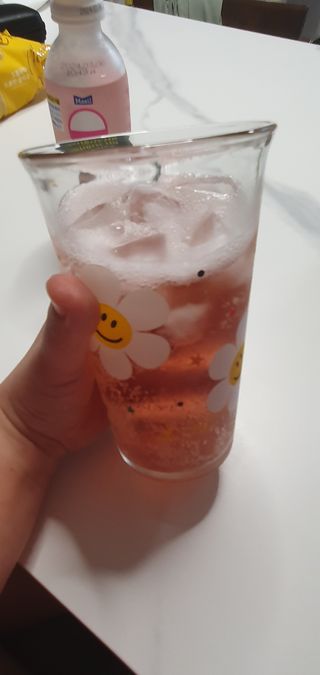 더그레잇티 콤부차 [매일유업] 더그레잇티 44kcal 콤부차 300ml *12개입 (오리지널 6개+베리리치 6개) — 5점을 준 리뷰어가 2023년 7월 올린 사용 사진