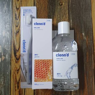 주식회사 클린디 [클린디]🌿민트향으로 상쾌하게, 단짝가글 + 맞춤 칫솔 + 치약 세트🦷 — 5점을 준 리뷰어가 2021년 12월 올린 사용 사진