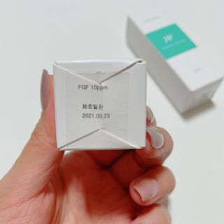랑팡 EGF+FGF 10ppm 리포좀 앰플 원액 10ml — 4점을 준 리뷰어가 2021년 9월 올린 사용 사진