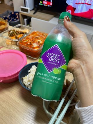 몽베스트 Montbest with Sparkling water Lime20병 — 5점을 준 리뷰어가 2021년 10월 올린 사용 사진