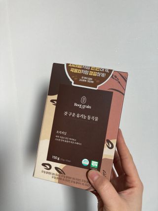 씨알푸드 유기농 쌀 시리얼 390g + 갓 구운 유기농 발아통곡물 150g — 5점을 준 리뷰어가 2021년 12월 올린 사용 사진
