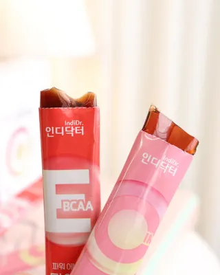 인디닥터 면역 생생 핑크 이뮨 젤리 + 타이탄 BCAA 프로틴 젤리스틱 — 5점을 준 리뷰어가 2022년 3월 올린 사용 사진