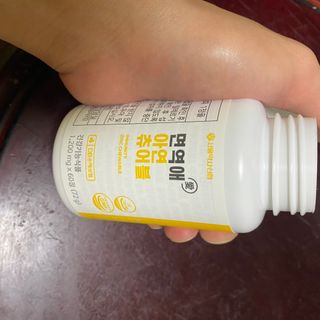 서울약사신협_면역애 아연 츄어블 60정 — 5점을 준 리뷰어가 2021년 8월 올린 사용 사진