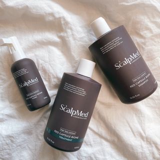 스칼프메드 레드캡슐바이옴 두피케어 프로바이오틱스 유산균 두피관리 세트 — 4.5점을 준 리뷰어가 2021년 4월 올린 사용 사진