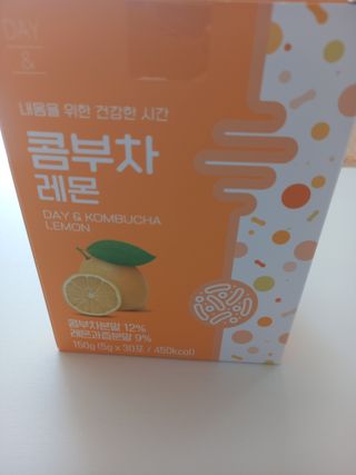 참앤들황토농원 7가지 맛! 탄산 톡톡! 스파클링! 데이앤 콤부차 7종 10포 1박스씩 ★총 7박스★ — 5점을 준 리뷰어가 2023년 2월 올린 사용 사진