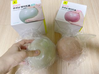 트라택 쿠셔닝 웨이트볼 0.5kg + 1kg SET — 5점을 준 리뷰어가 2022년 6월 올린 사용 사진