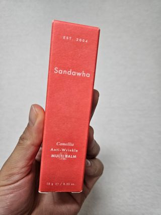 스킨큐어 산다화 카멜리아 안티 링클 멀티밤 — 5점을 준 리뷰어가 2023년 11월 올린 사용 사진