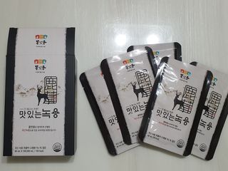 [몸엔용] 과일을 넣어 국산녹용을 맛있게 60ml x 30포 — 5점을 준 리뷰어가 2021년 6월 올린 사용 사진