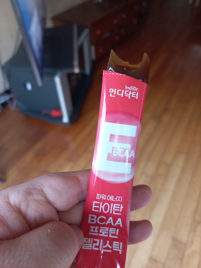 면역 생생 핑크 이뮨 젤리 + 타이탄 BCAA 프로틴 젤리스틱 리뷰 사진