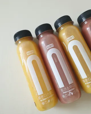 BLENDY'S 핑크 스무디+블론디 스무디 — 5점을 준 리뷰어가 2021년 9월 올린 사용 사진