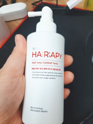 리더스코스메틱 리더스 헤어 라피 헤어 로스 컨트롤 토닉 — 5점을 준 리뷰어가 2020년 12월 올린 사용 사진