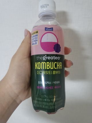 더그레잇티 콤부차 300ml *12개입 (오리지널 6개+베리리치 6개) — 5점을 준 리뷰어가 2022년 7월 올린 사용 사진