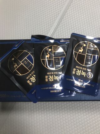광동생활건강 [광동] 바르게 만든 녹용, 광동정녹청 — 5점을 준 리뷰어가 2021년 12월 올린 사용 사진