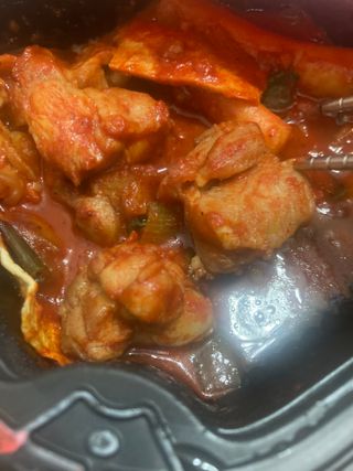 한성기업 무볼레 닭떡볶이+해물떡볶이 2종 세트 — 3.5점을 준 리뷰어가 2021년 9월 올린 사용 사진