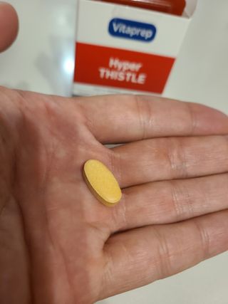 뉴트리션팩토리 비타프렙 하이퍼씨슬 밀크씨슬 900mg — 5점을 준 리뷰어가 2021년 10월 올린 사용 사진