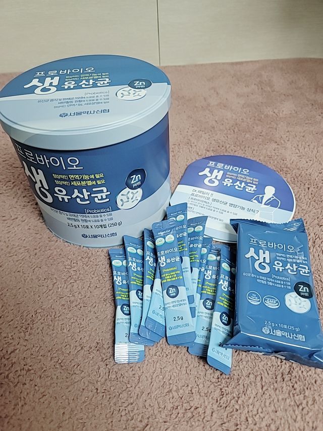서울약사신협_프로바이오생유산균_2.5G x 100포 리뷰 사진