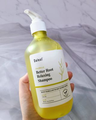 달리프 클로렐라 베러 루트 릴렉싱 샴푸 500ml — 5점을 준 리뷰어가 2021년 1월 올린 사용 사진