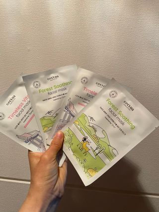 세뚜아(Cettua) 나우[세뚜아] 포레스트 수딩 마스크 Cettual Forest  Soothing Mask 4매 — 5점을 준 리뷰어가 2024년 3월 올린 사용 사진