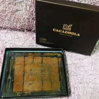 연말/새해선물 동물성 지방 NO 맛있는 비건 생초콜릿 카카올라다크 생초콜릿 — 5점을 준 리뷰어가 2021년 10월 올린 사용 사진