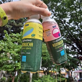 더그레잇티 콤부차 [매일유업] 더그레잇티 44kcal 콤부차 300ml *12개입 (오리지널 6개+베리리치 6개) — 5점을 준 리뷰어가 2023년 7월 올린 사용 사진