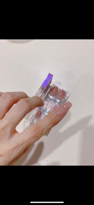 데싱디바 매직프레스 가을매니 코핀 5종 중 택1 — 5점을 준 리뷰어가 2021년 12월 올린 사용 사진