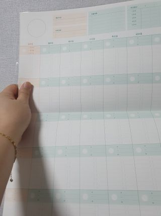 리훈 쉬운 오늘쓰임 가계부 + 다정한마테 요일/날짜 6mm — 5점을 준 리뷰어가 2022년 2월 올린 사용 사진