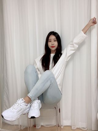 풋테크 지압신발 풋테크 건강 지압 운동화 FT20 — 5점을 준 리뷰어가 2021년 2월 올린 사용 사진