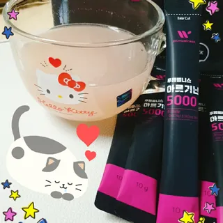 [푸름웰니스] 아르기닌 5000 (10g x 100포) — 5점을 준 리뷰어가 2022년 4월 올린 사용 사진