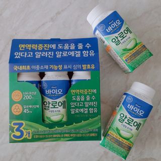 LIVE 매일바이오 알로에 드링킹 요거트 — 5점을 준 리뷰어가 2022년 4월 올린 사용 사진