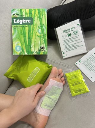 [레제르] 아로마 수액패치 발패치 30매입 -라벤더향/유칼립투스향/대나무향 — 5점을 준 리뷰어가 2022년 9월 올린 사용 사진
