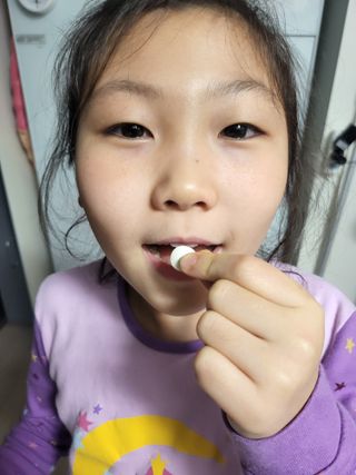 [Dr.PNT] 닥터피엔티 프로바이오틱스 칠드런스 츄어블 / 2개월분 — 5점을 준 리뷰어가 2023년 1월 올린 사용 사진