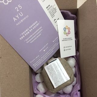 AYU25[아유트웬티파이브]다마스크로즈워터 베이스 천연 수분 촉촉 크림 — 5점을 준 리뷰어가 2021년 4월 올린 사용 사진