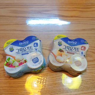매일바이오 그릭요거트 오리지널 플레인 4개, 로스터리 커피믹스 4개 — 5점을 준 리뷰어가 2021년 12월 올린 사용 사진