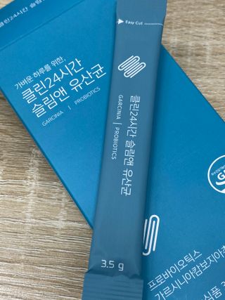 클린24시간 슬림앤유산균 1박스 (3.5g X 15포) — 4점을 준 리뷰어가 2022년 10월 올린 사용 사진