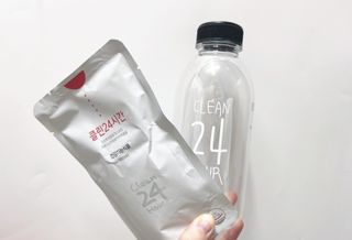 클린24시간 1BOX(5포) + 전용보틀(500ml) — 5점을 준 리뷰어가 2023년 5월 올린 사용 사진