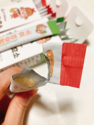 아이비웰니스 빵순이 효소 키위맛 7포 + 석류맛 7포 (총 14포, 2주분) — 4.5점을 준 리뷰어가 2022년 12월 올린 사용 사진