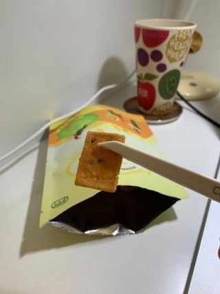 칩스틱 과자젓가락 게이밍젓가락 2ea / KC인증 식품용 — 5점을 준 리뷰어가 2021년 11월 올린 사용 사진