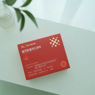 트루헬퍼 홀인원 블러드큐어 혈행+혈압+콜레스테롤 한번에 1박스 1개월 — 4.5점을 준 리뷰어가 2023년 2월 올린 사용 사진