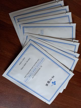 닥터마시멜로 닥터마스멜로 마블러스 아쿠아 클리닉 마스크 — 5점을 준 리뷰어가 2021년 3월 올린 사용 사진