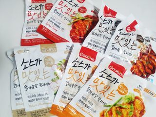굽네몰 [굽네] 소스가 맛있는 닭가슴살 슬라이스 4종 — 5점을 준 리뷰어가 2021년 4월 올린 사용 사진
