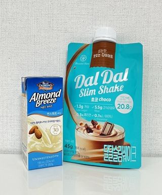 달달슬림쉐이크 [블로그]달달슬림 맛있는 단백질 쉐이크 파우치 다이어트 식사대용 프로틴 파우더 보충제 — 5점을 준 리뷰어가 2025년 8월 올린 사용 사진