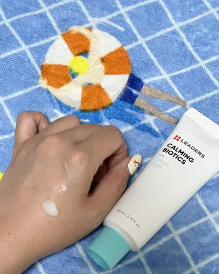 리더스코스메틱 리더스 카밍 바이오틱스 #1등 진정 기획세트 [에센스 워터150ml + 크림 마스크80ml] — 5점을 준 리뷰어가 2022년 8월 올린 사용 사진