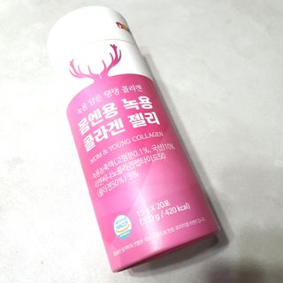 [몸엔용] 녹용 담은 탱탱 콜라겐 녹용 콜라겐 젤리 15g x 20포 — 5점을 준 리뷰어가 2022년 4월 올린 사용 사진